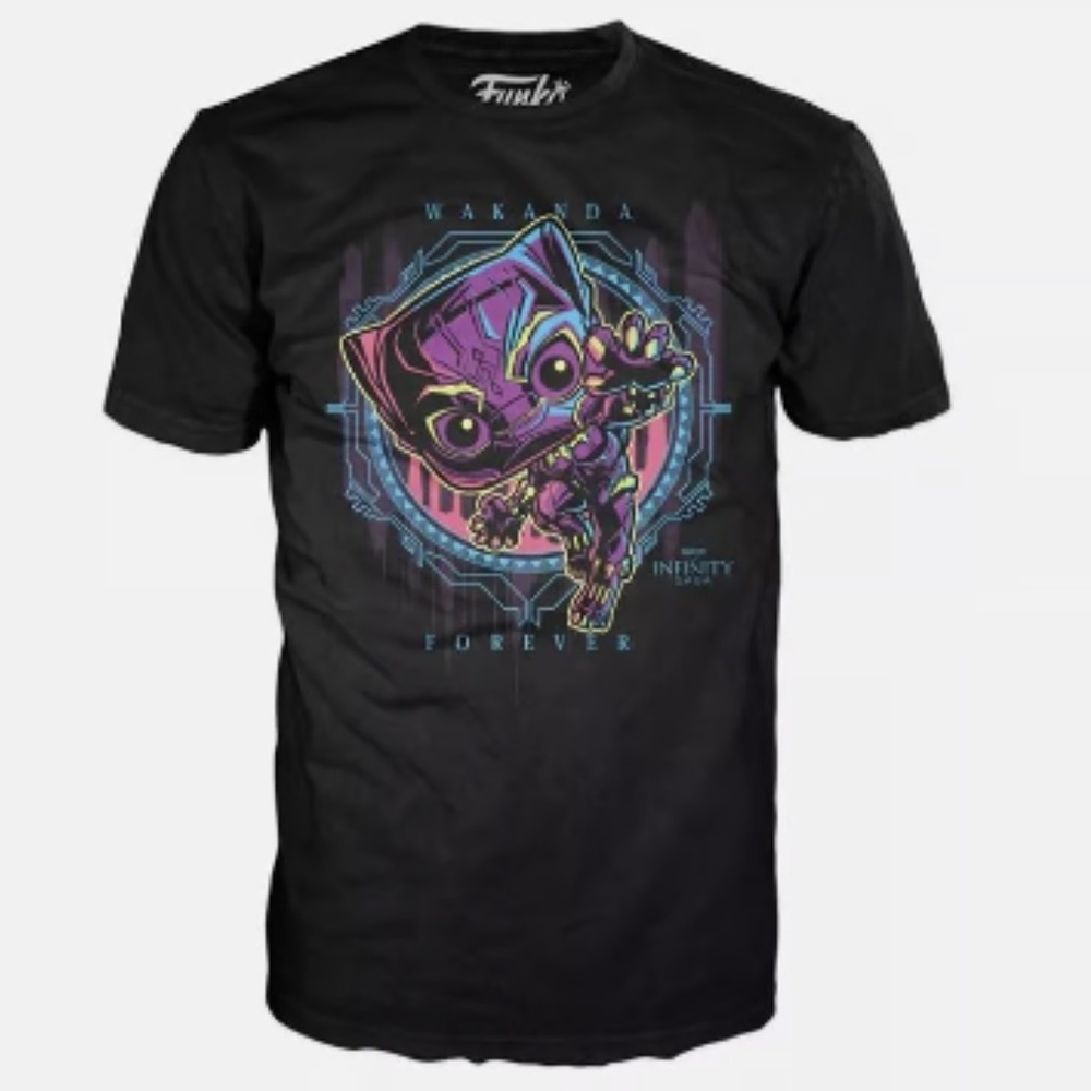 Marvel Wakanda infinity forever funko pop Black Panther Shirt bobblehead Figure